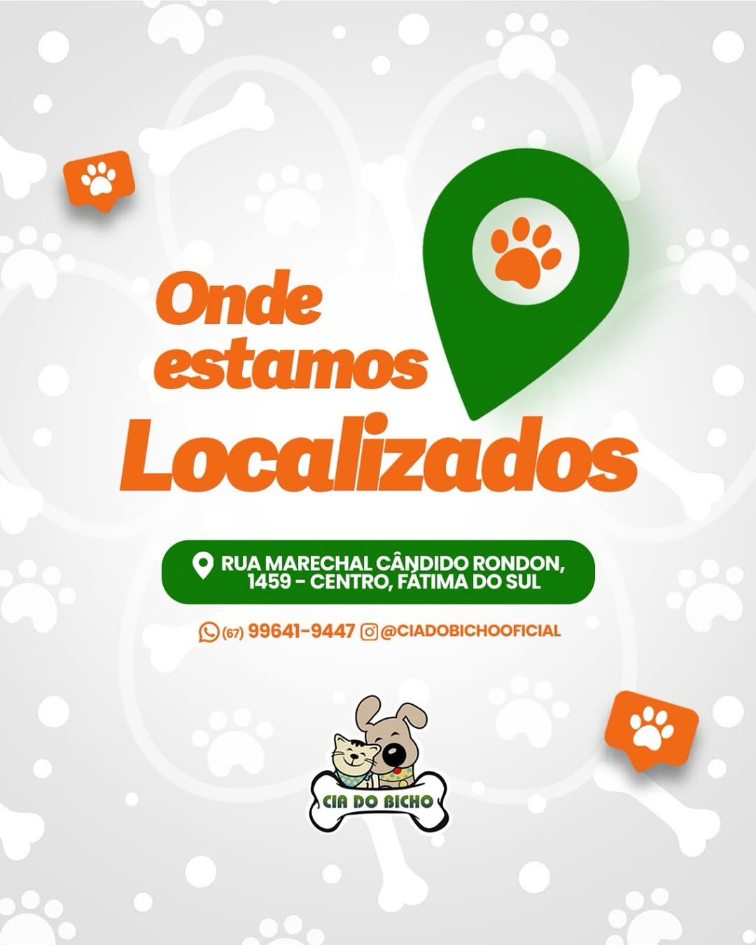 Localização da Cia do Bicho